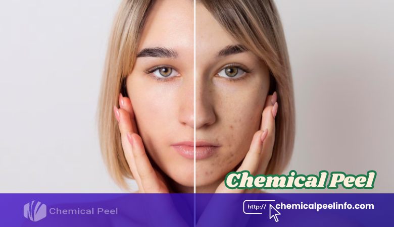 shows the effects of pigmentation before and after.